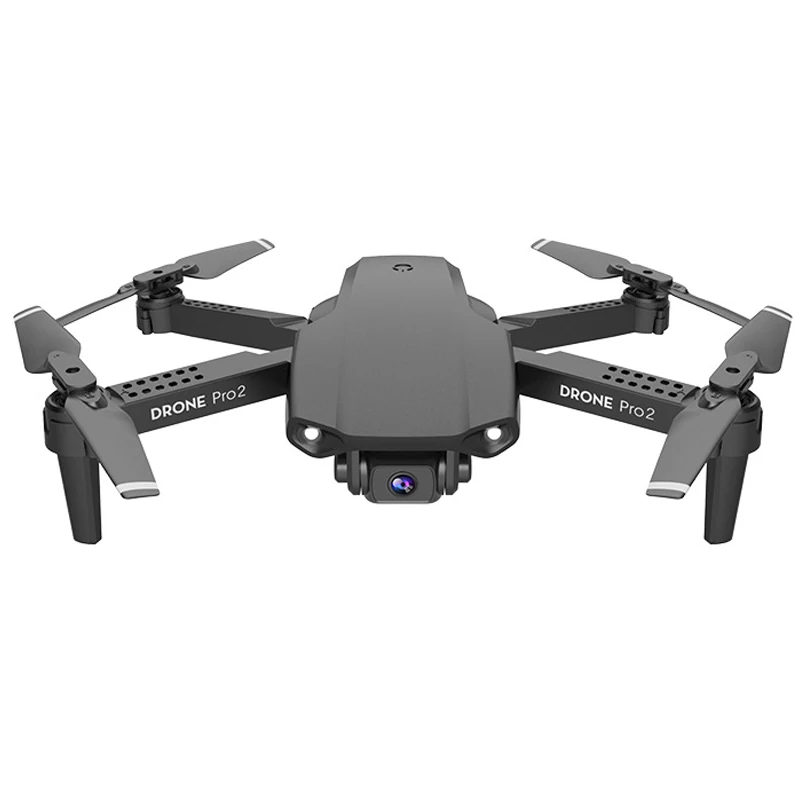

E99 Pro2 RC Mini Drone 4K 1080P 720P Dual Camera WIFI FPV Aerial Photography Helicopter Foldable Quadcopter Dron Toys, Black/grey