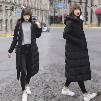 

Winter Jacket Women Long Parka Hooded Casual Feminin Woman Winter Coats and Puffer Jacket Padded Outwear Long Coat Parkas M-6XL