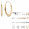 Fahmi 100% 925 Sterling Silver Gold Lace Triangles Exotic Hoop Lioness and Heart Rose Garden Midnight Star Earrings
