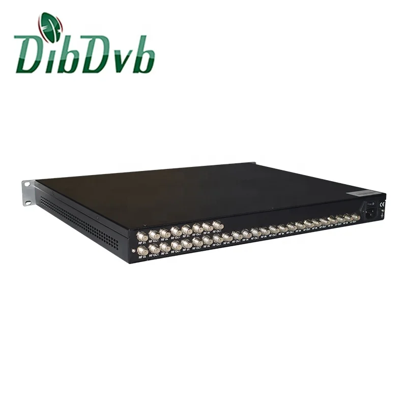 

16 Channel FTA DVB-T2 ISDBT IRD RF To IP encoder for Chile CATV headend