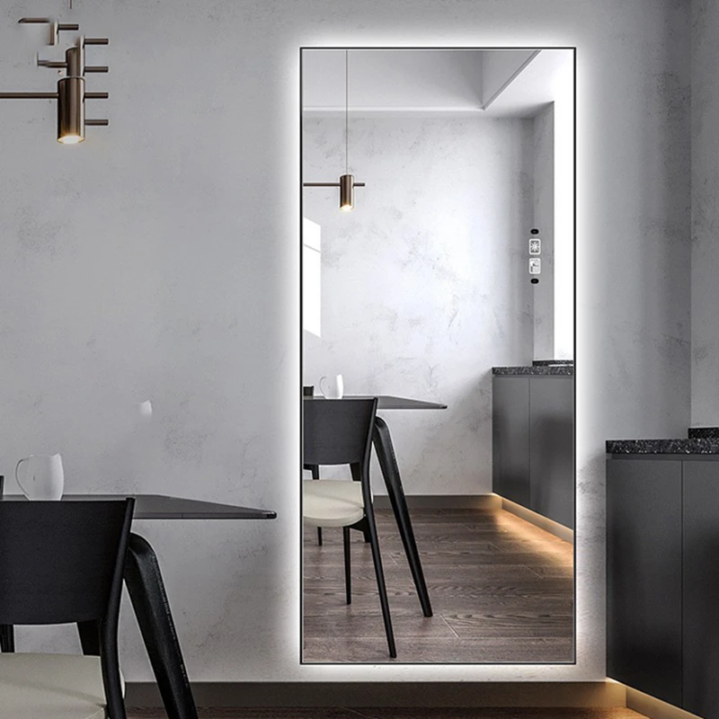 

Wall Mounted Rectangle Full Length Decorative Mirror Led Adjustable Full Length Mirror