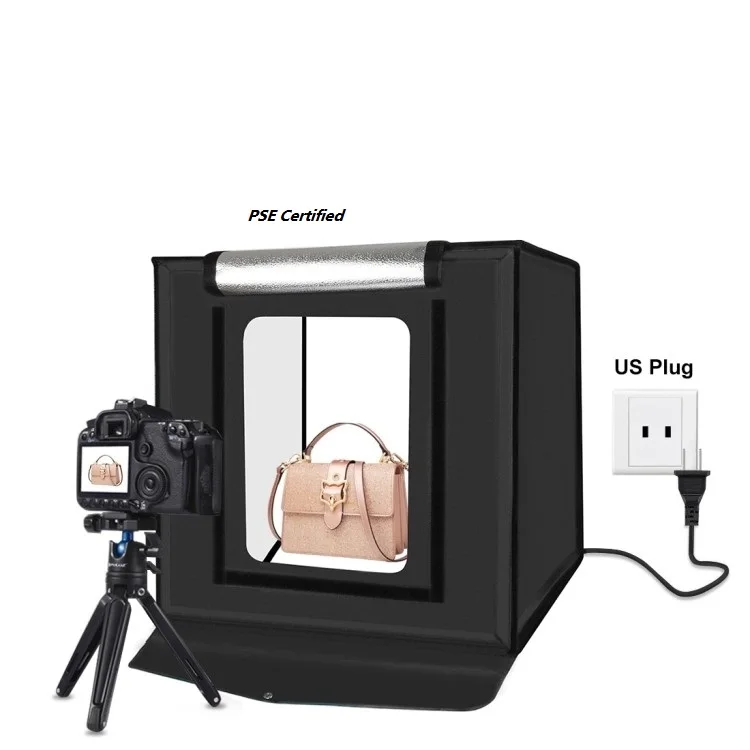 

PULUZ 40cm Light Studio Led Mini Portable Kit Photography Deep Frame Photographi Soft Tent Lightroom Box For Photo Shoot, Different color fo choose