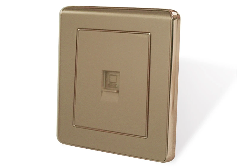 home uk standard electrical tel computer network wall outlet