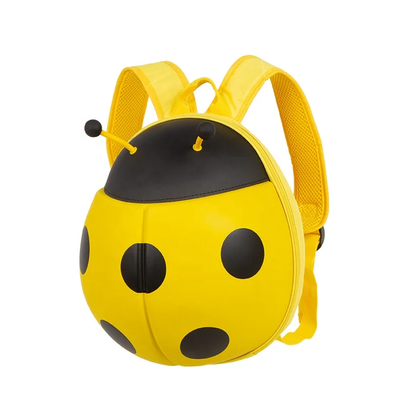 

polyester travel bagpack kids mini kids back pack backpack mochila impermeable custom back pack cute EVA ladybug backpack, Red,orange, green, yellow,pink ,blue
