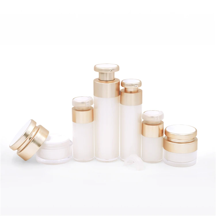 

Empty squeeze type cosmetic packaging container cream pump plastic bottle cream bottle