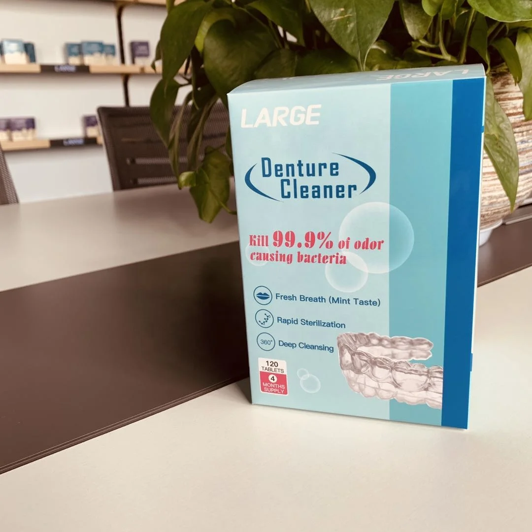 

Natural Denture Cleaning Effervescent Tablets