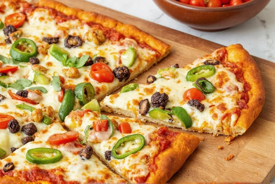 Comparison table of Mexican vs traditional pizza ingredients