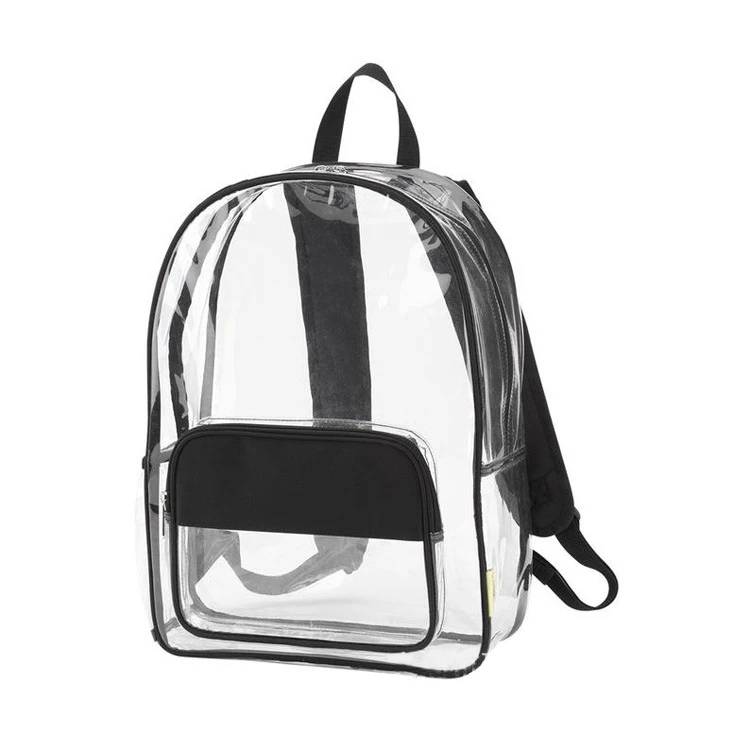 

OB014 luxury waterproof female ladies pvc women backpack school bag clear impermeable morrales transparentes for kids girls