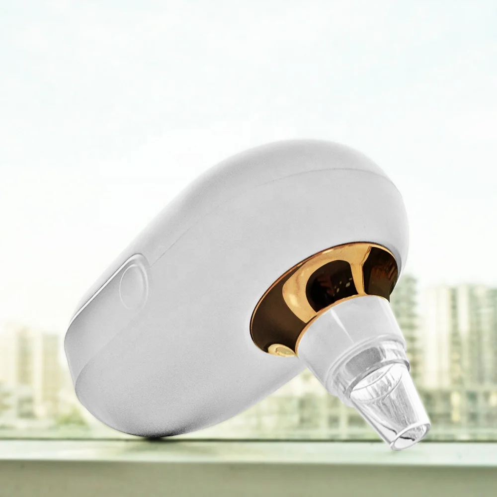 

Strong Suction USB Rechargeable Vaccum Blackhead Remover with 5 Suction Head, White