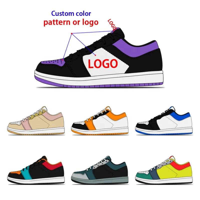 

sport style oem shoe supplier logo custom classical sneakers with logo branding new arrival