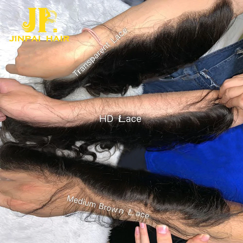 
JP Top Quality transparent HD Lace Frontal Closure, Pre Plucked HD Lace Frontal with baby hair, HD Swiss 13x6 13x4 Lace closure 