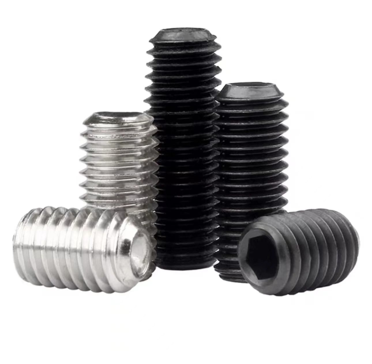 

Set screw grade 12.9 concave end machine screw hexagonal headless screw