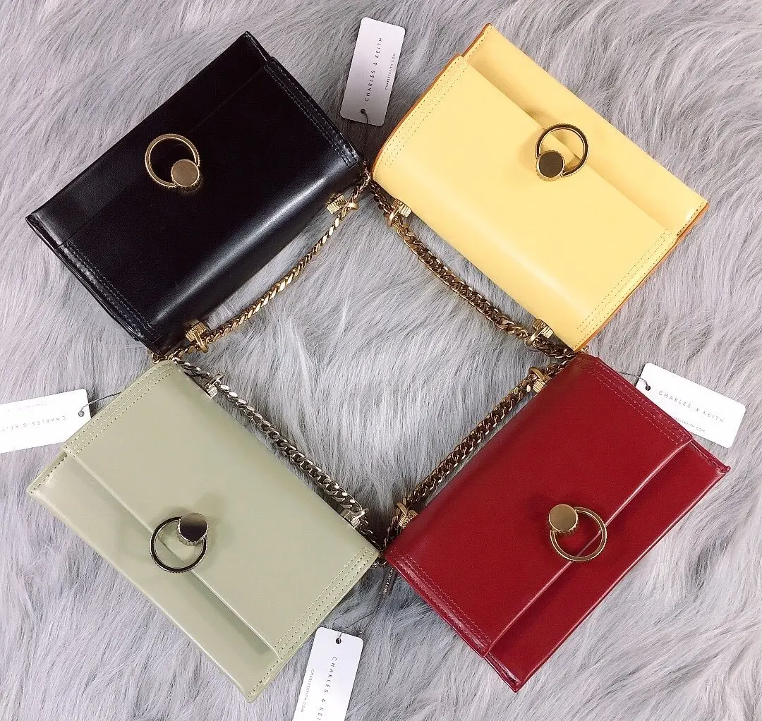 

Charles and Kelth Bull nose chain bag ladies shoulder bag diagonal bag