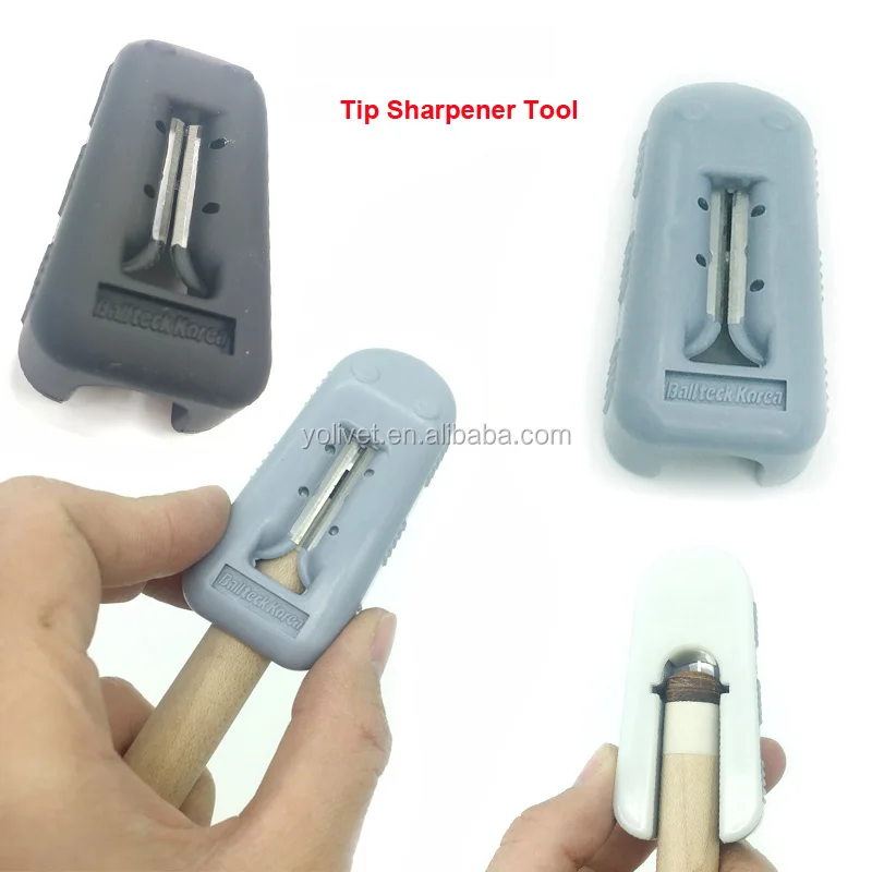 Original Ballteck Pool Billiards Cue Stick Tip Sharpener Tool 2colors