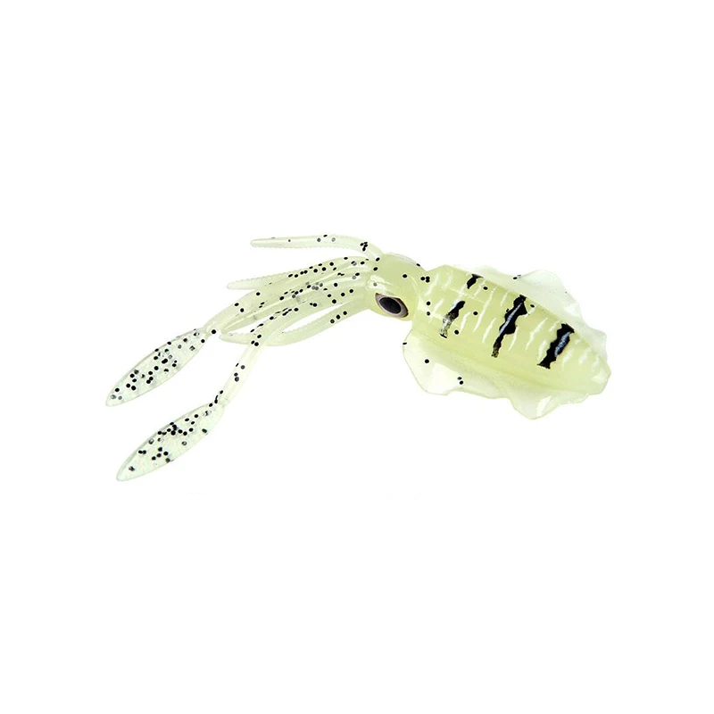 

Peche15cm/20g UV Glow isca artificial pesca squid rubber octopus artificial plasticfishing lures carp fishing bait tackle, Multi colors