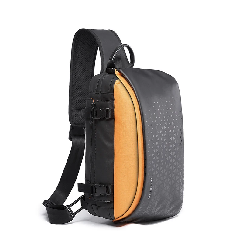 

Sport Casual Crossbody Oxford Chest Shoulder Bags Waterproof Travel Sling Bag for Outdoor, Grey