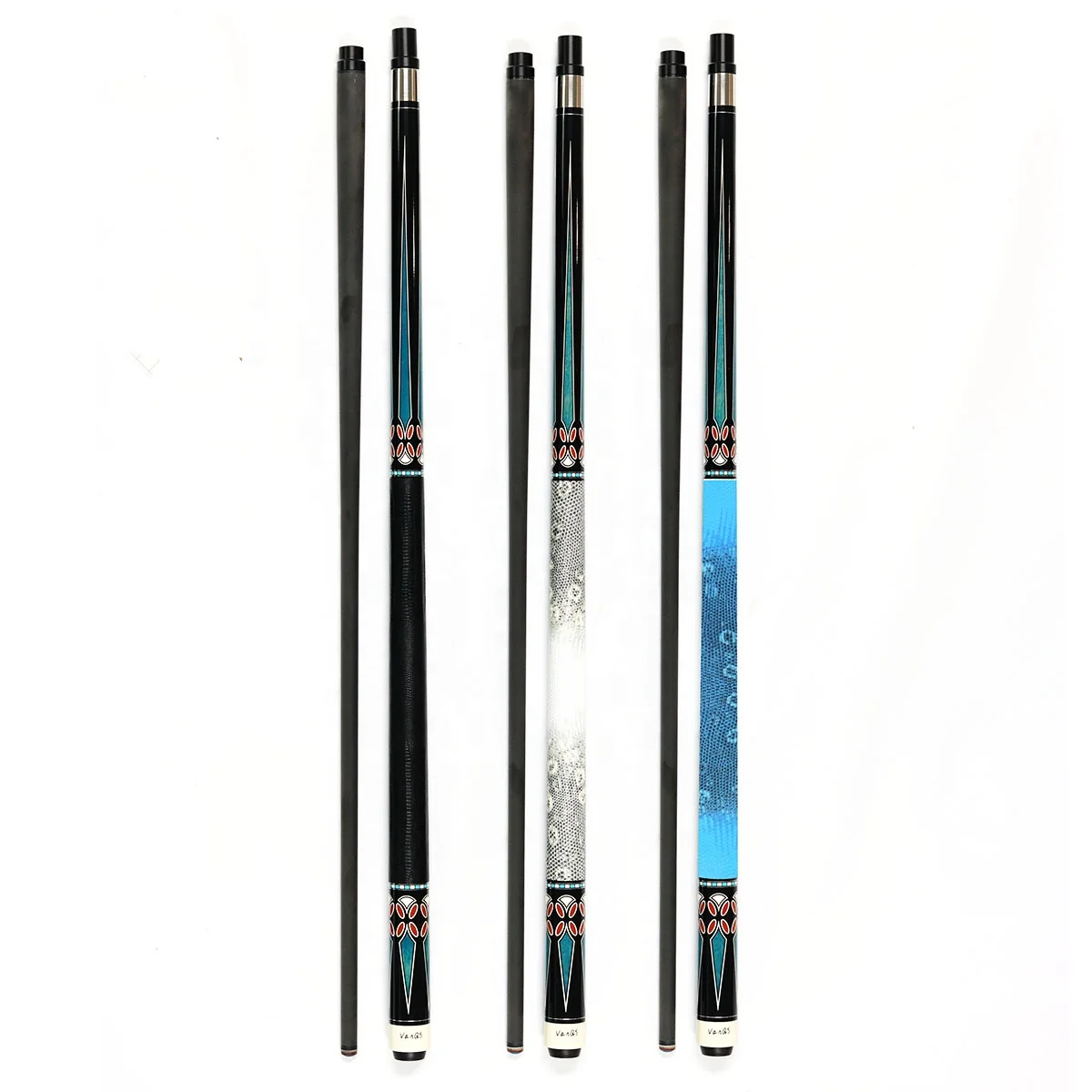 Professional Billiard Player Carbon Fiber 58"  Pool Billiard Cue Stick With Extension Graphite Black technic Carbon Pool Cue