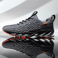 

Fish scale knife men's shoes 2019 new gym mesh breathable sports shoes running shoes