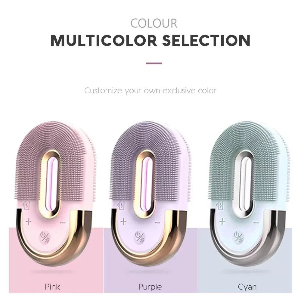 

hot selling beauty products face cleansing brush face cleaner machine electric facial cleansing brush silicon Massage