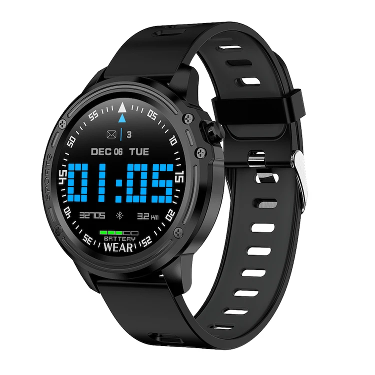 

IP68 waterproof activity fitness tracker bracelet L8 ecg smart watch heart rate blood pressure monitoring smart watch