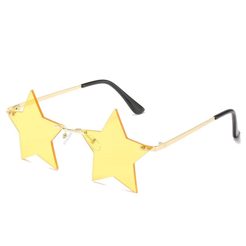 

New arrival wholesale cheap plastic halloween funny party glasses star shaped sunglasses, 6colors