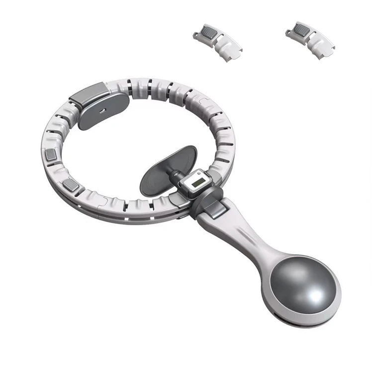 

Manufacturers Selling Smart Adjustable Hula Ring Exercise Hula Ring Gym Equipment, Silver
