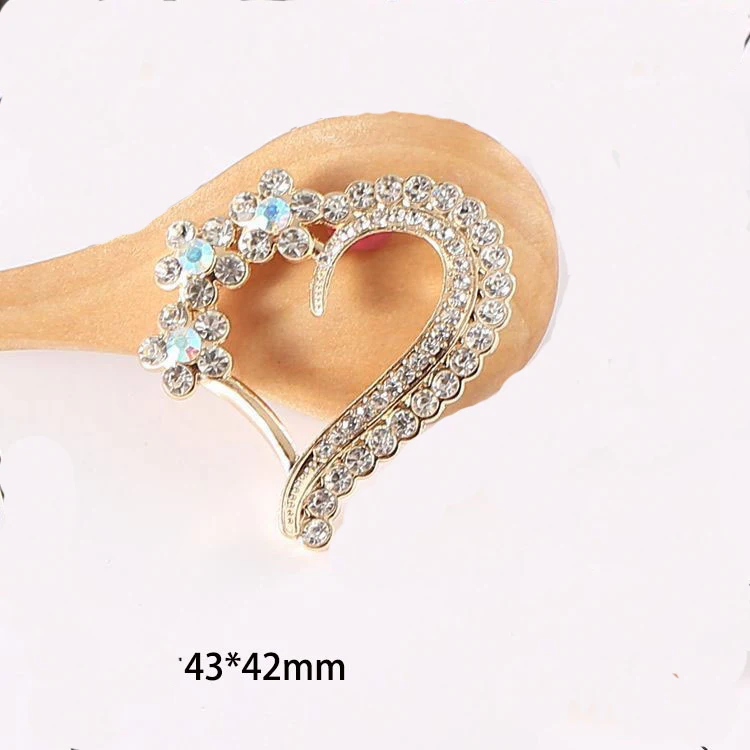 

Sale plum love jewelry accessories mobile phone case diy jewelry heart-shaped decoration diy material, Picture