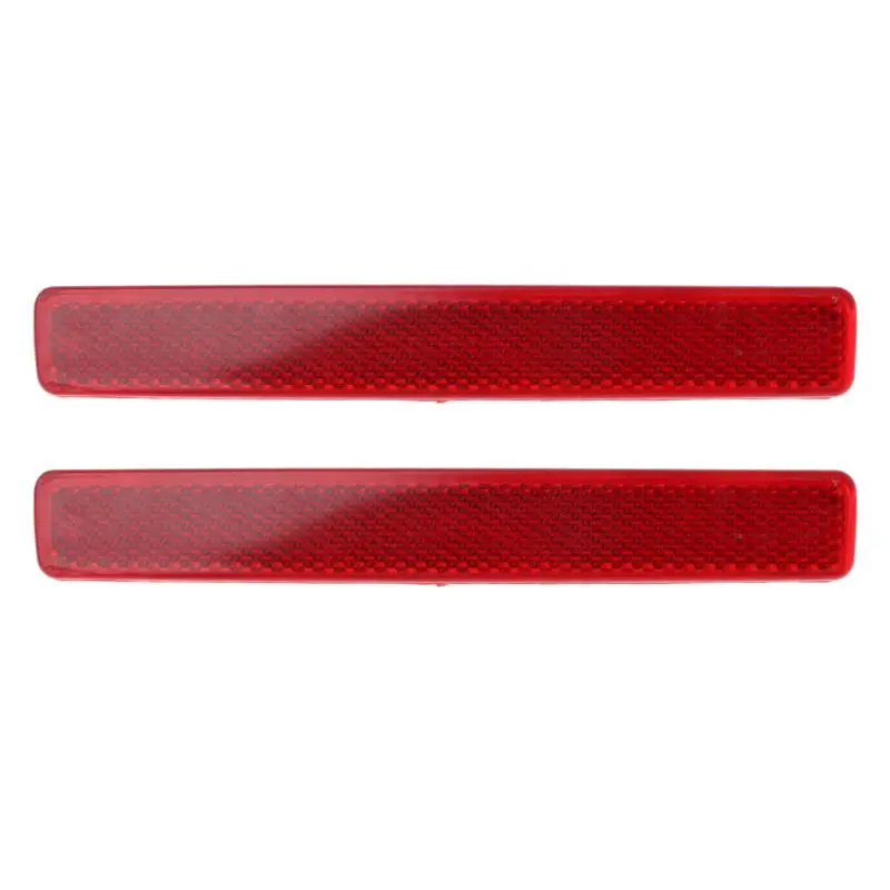 

2Pcs Rear Bumper Reflectors Left And Right Red Lamp Car Tail Braking Warning Spare Parts Turn Signals For VW Transporter T5