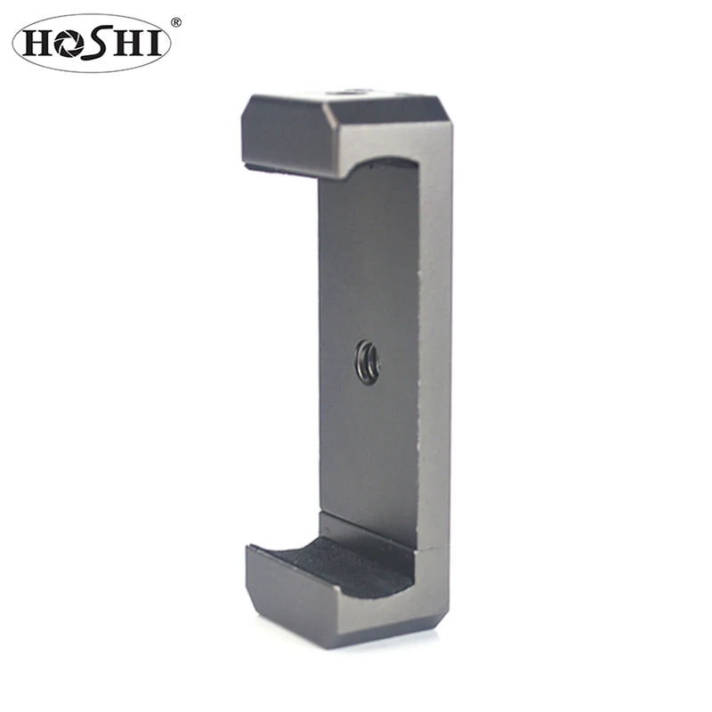 

HOSHI Universal Metal Phone Holder Aluminum phone clip for mobile phones with tripods mount bracket