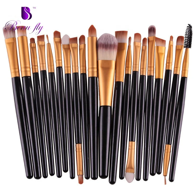 

20pcs private label makeup brush set pincel de maquiagem White/Rose Gold Professional Makeup Sets Women Make up Brush kit, As picture