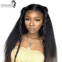 

Fake Scalp Kinky Straight Human Hair Wigs 13x6 Lace Front Wig Brazilian Remy Human Hair Wigs For Women 150% Density Pre Plucked