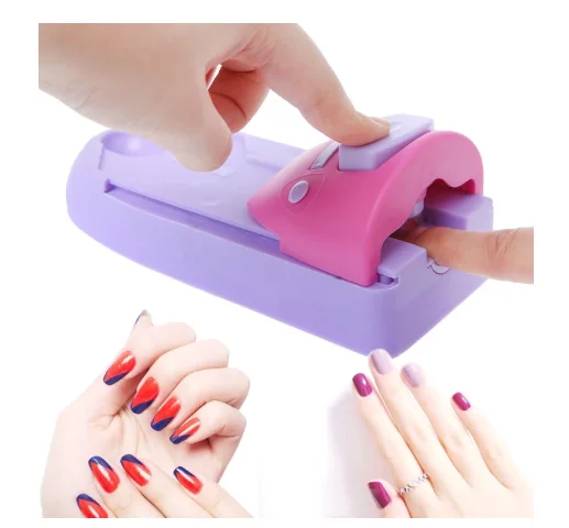 

Portable Nail Printer Art Stamping Tool Nails Polish Decoration Printer Machine Stamper Set for Nail Design, Pink