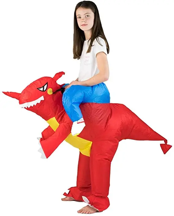 

Wholesale Children Blow Up Suit Ride On Animal Inflatable Dinosaur Costume For Kids