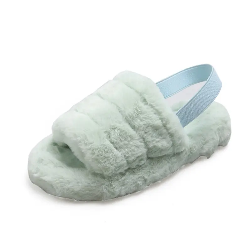 

The most popular fur slippers and wallet sandals in 2021 Fur mink slippers, Customized color