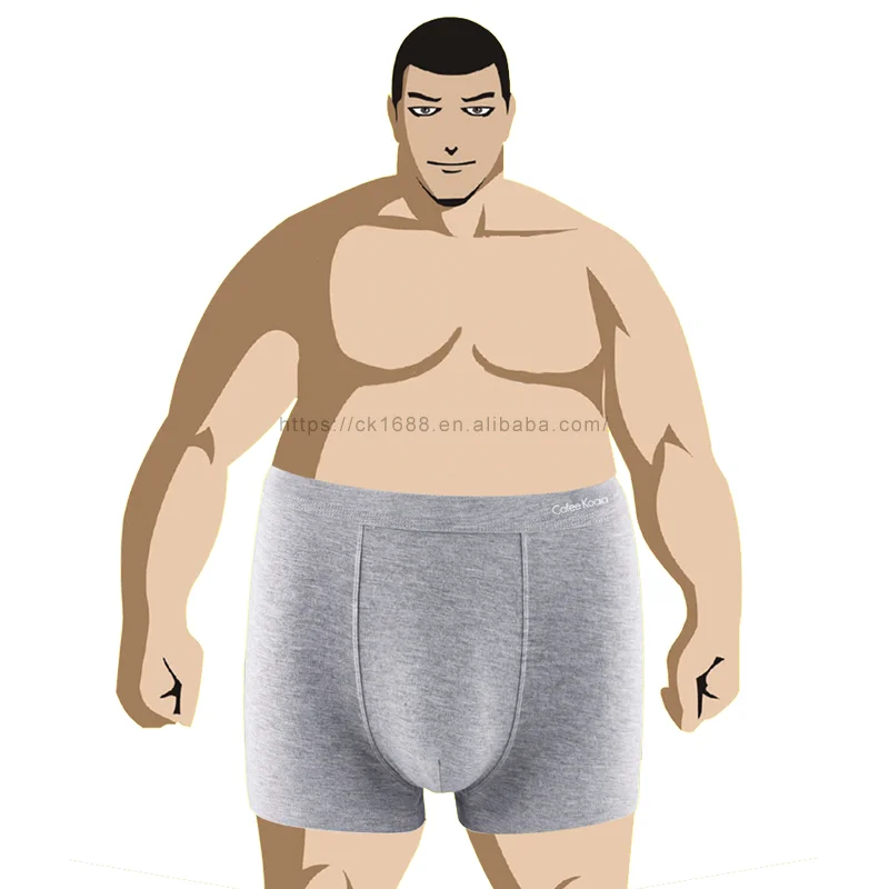 

Wholesale plus size basic mens underwear cotton men boxer briefs