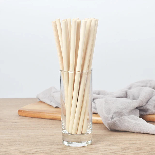 

Food Grade Biodegradable Organic Natural Bamboo Fiber Eho Friendly Reusable Custom Logo Drinking Straw, Customized color