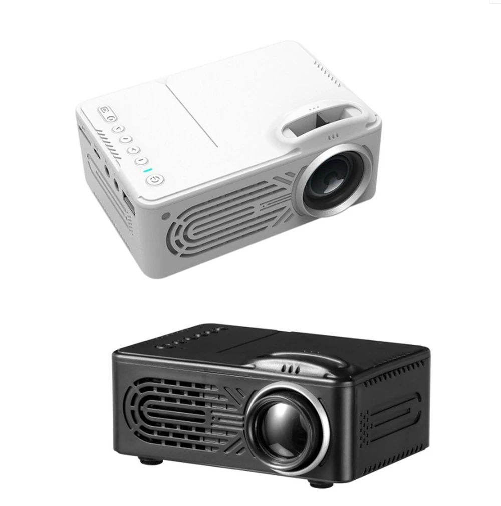 

814 LED Mini Projector With USB Home Media Projector Supports 1080P Player Built-in Speaker Portable Projector