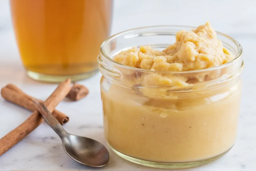 Honey cinnamon butter served on freshly baked cinnamon rolls with melted texture
