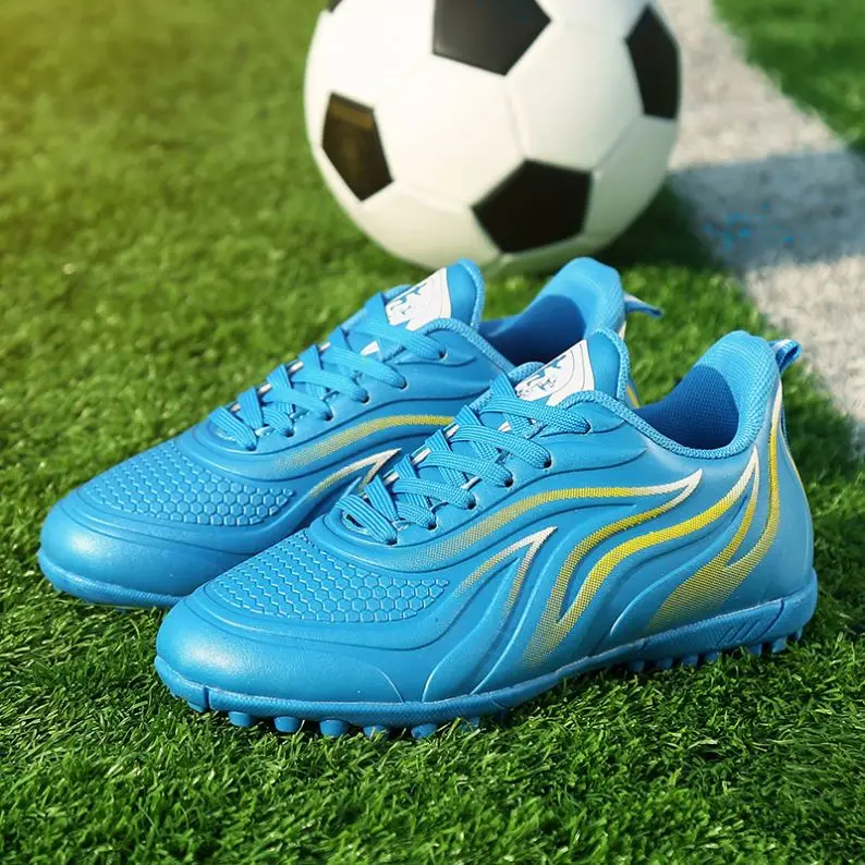 

Soccer Shoes Boots Long Ankle Men Adults Kids Original Outdoor Athletic Football shoes, Optional