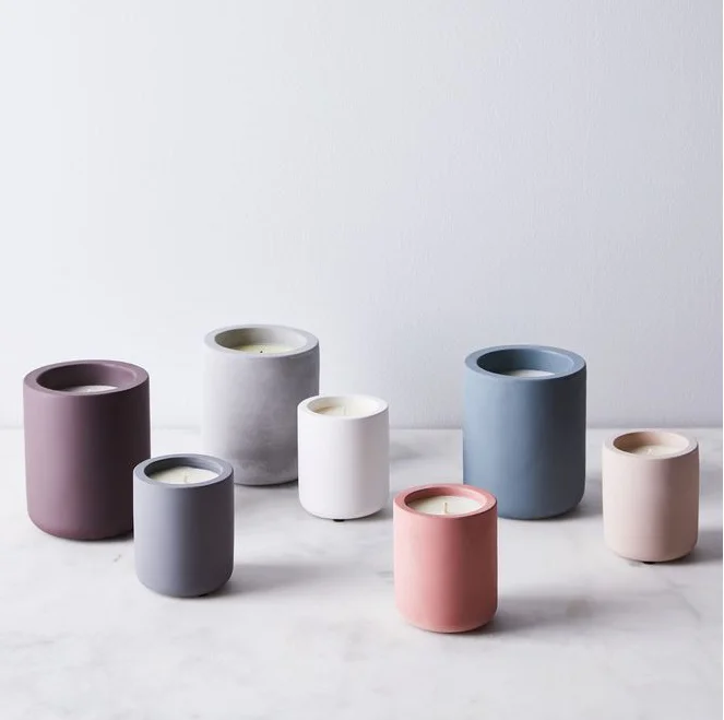 14 Oz Wholesale Empty Candle Vessel Matt Finish White Engraved Fancy