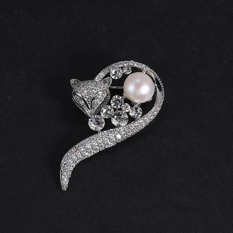 

customized label pin brooch animal brooch kpop brooch pin women, Silver