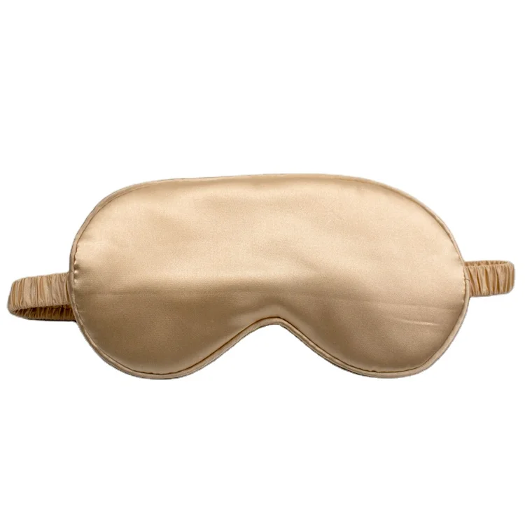 
High Quality OEM/ODM Mulberry Stain Silk Silk-like polyesterBlindfold Travel Sleep Eye Mask for Sleeping In Stock Available 
