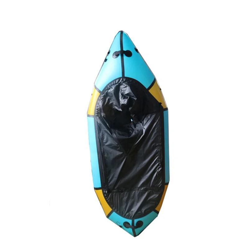 

Fishing Hunting Foldable Packable Ultra Light Inflatable Boat Packraft, Optional