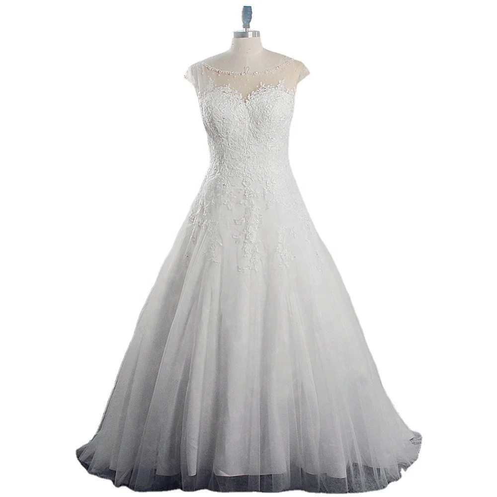 

RSW1598 A Line Real Photos Women Bridal Gowns Wedding Dress, Customer made