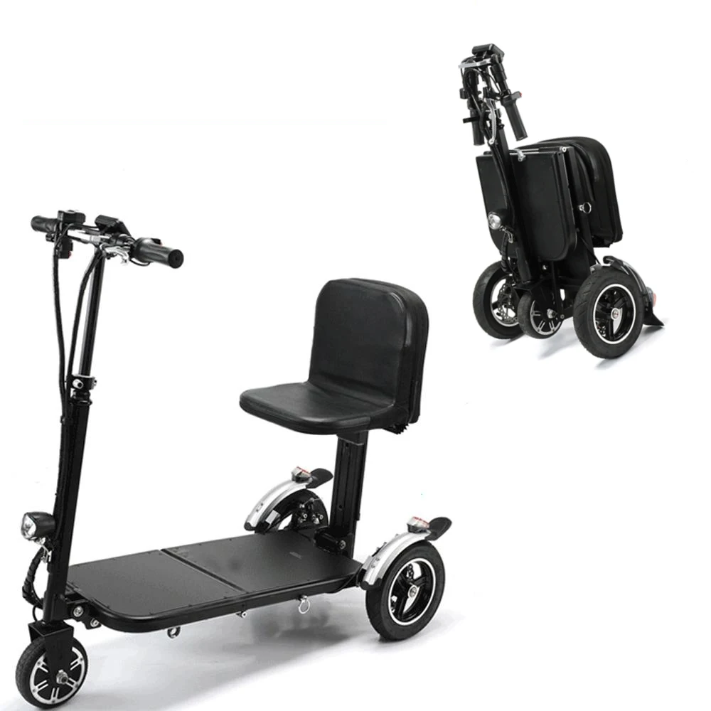 

Wholesale Folding 3 wheel scooter travel use handicapped electric mobility scooter for disabled person elderly