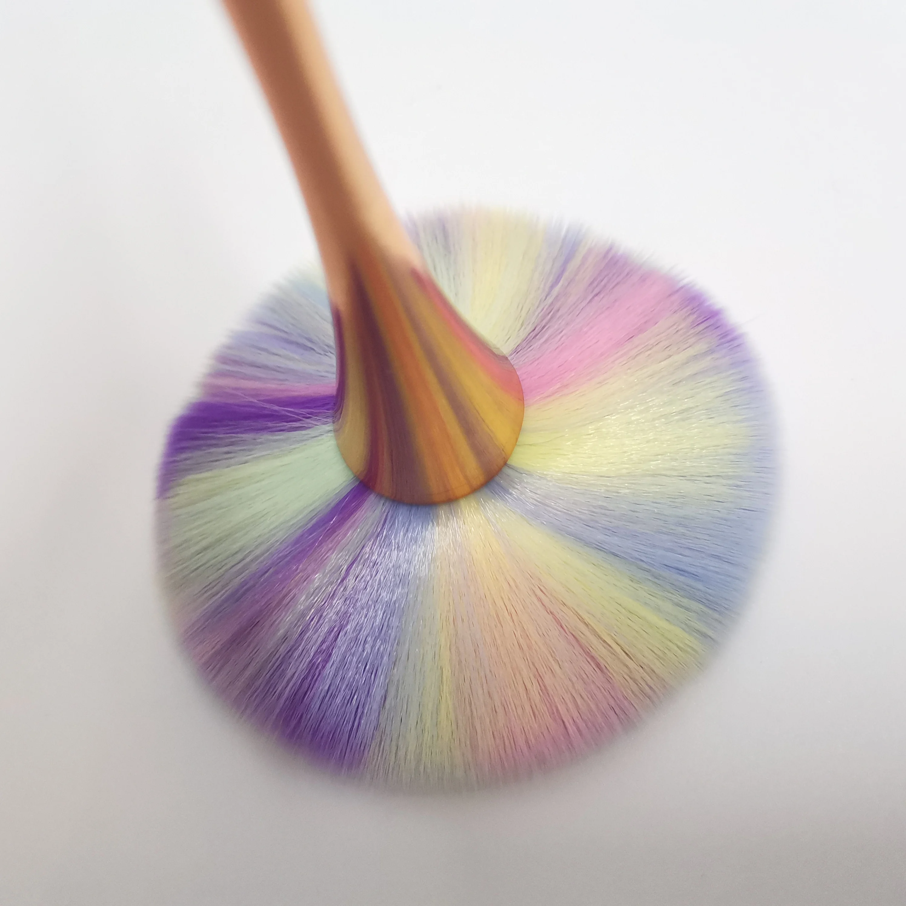 

Makeup Cosmetics Brush Gold Colorful Nail Art Removal Soft Cleaner Tool Handle Nail Dust Brush, Customized color