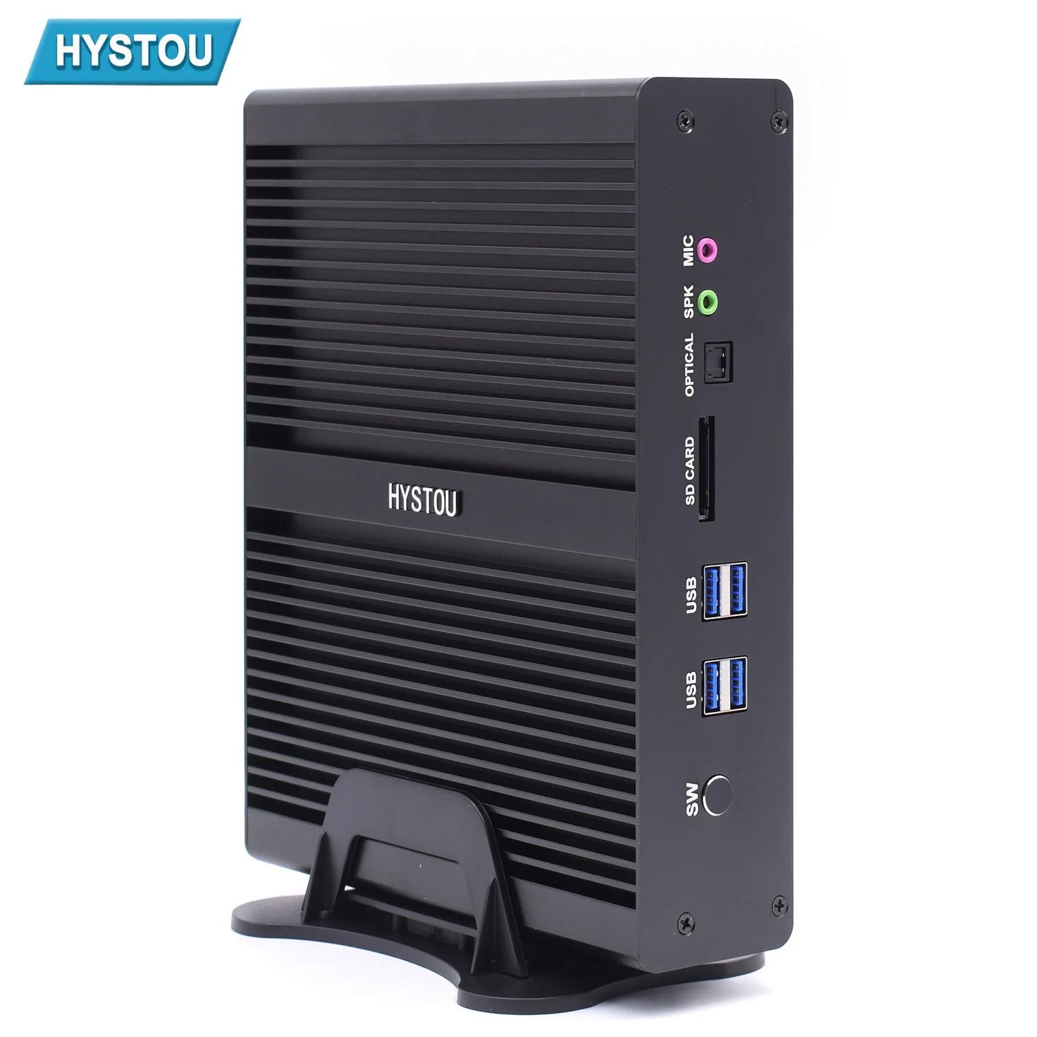 

HYSTOU Gamer Mini PC Core i7 10510u 256G Gaming PC Desktop Computer with SD card