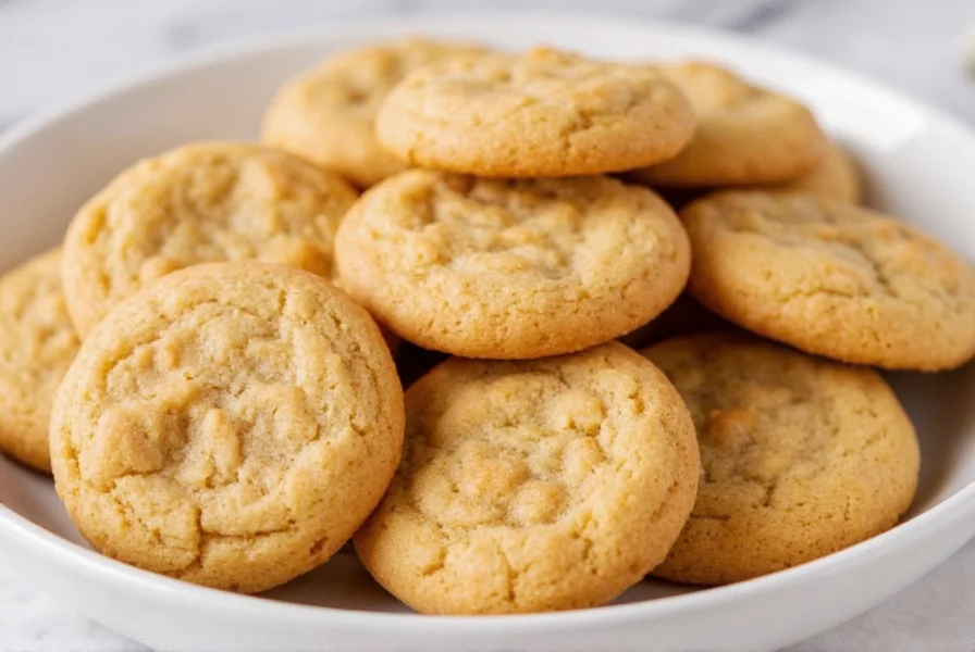 Close-up of perfectly baked ginger snap cookies with crackled surface on cooling rack