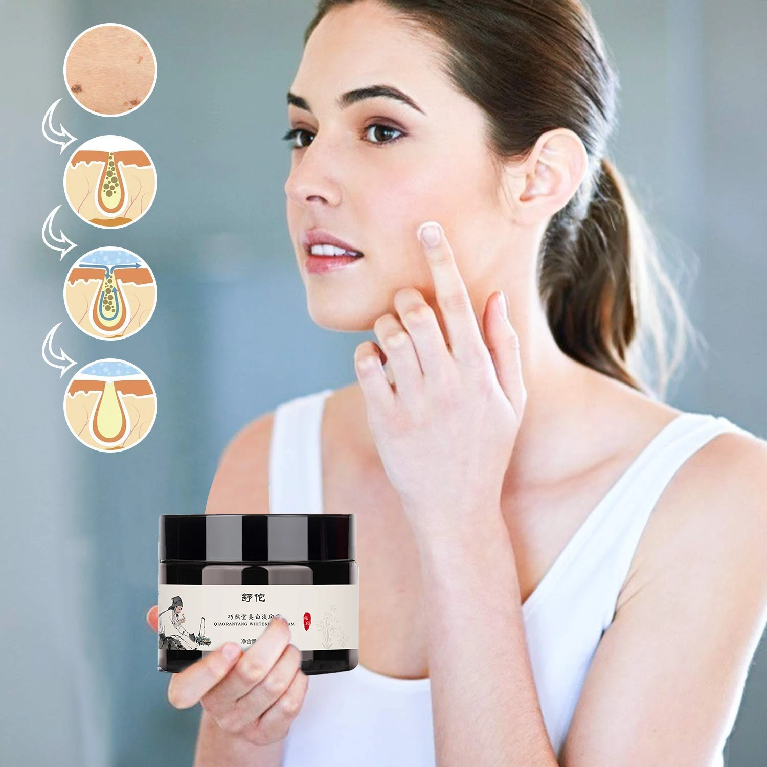 

All Natural Raw Materials Dark Spot Removal Cream Bleaching Lightening Ageless Face Care For Women