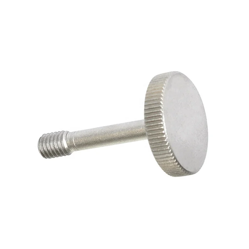 
Factory Direct Plastic Flat Round Head Knurled Knob Thumb Screws 